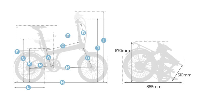 ADO AIR 20 Ultra sizing diagram