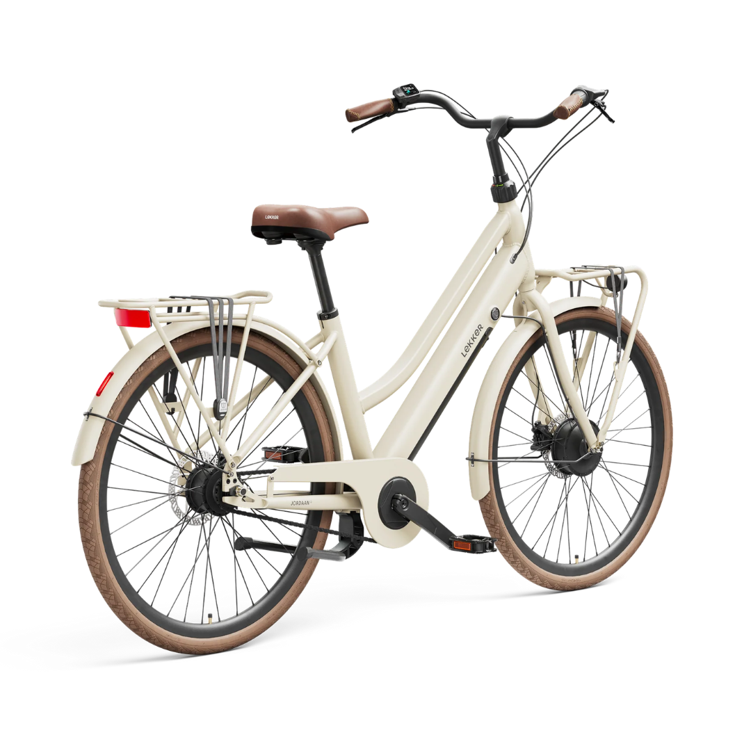 Lekker Jordaan Urban 8sp Linen Cream Rear Profile