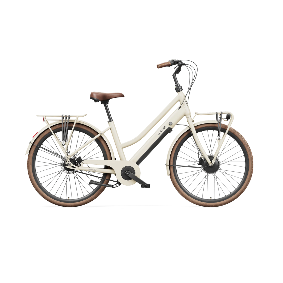 Lekker Jordaan Urban 8sp Linen Cream side profile