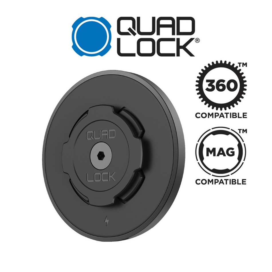 Quad Lock Wireless MAG Charging Head for Car/Desk